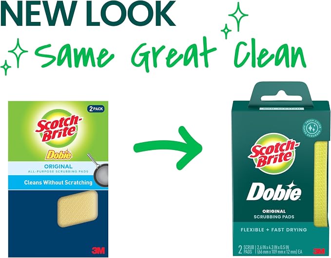 Scotch-Brite Dobie Pad, Sponge for All Purpose Cleaning of Kitchen, and - Image 2