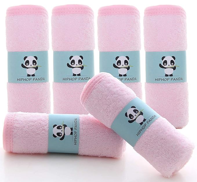 HIPHOP PANDA Baby Washcloths, Rayon Made from Bamboo - Image 3