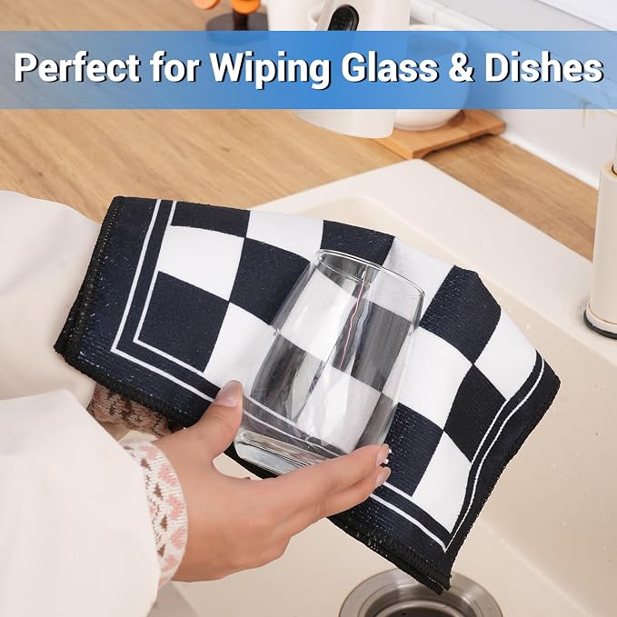 YUA Microfiber Cleaning Cloth 12 Pack, Microfiber Towels Cleaning, Microfiber - Image 5