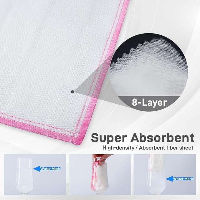 OnBrand Naturally Wood Fiber Cleaning Cloth, Microfiber Cleaning Cloths - Image 3