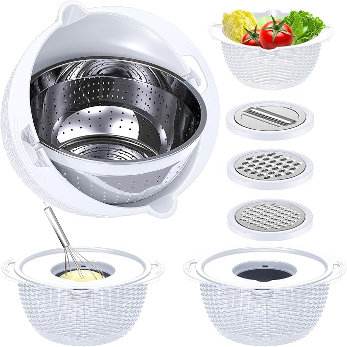 4-1 Colander with Bowl Set by Balavina