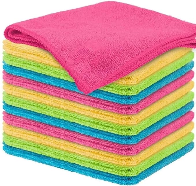 Microfiber Cleaning Cloths | Ultra Absorbent | Lint Free | Streak Free | by Unknown