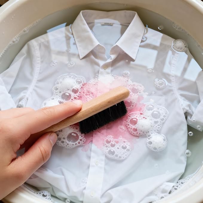 3 Pcs Wood Laundry Stain Brush Set - Image 6