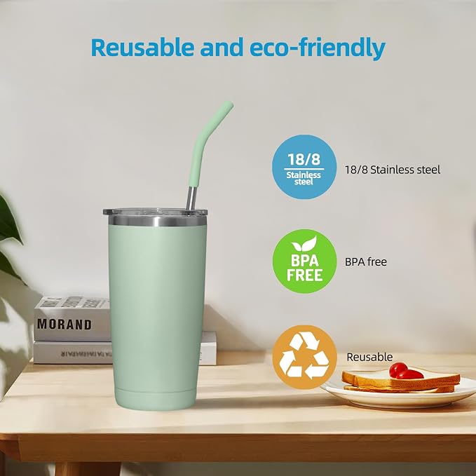 20 oz Stainless Metal Straws for 20 oz Stanley Tumbler - Image 3