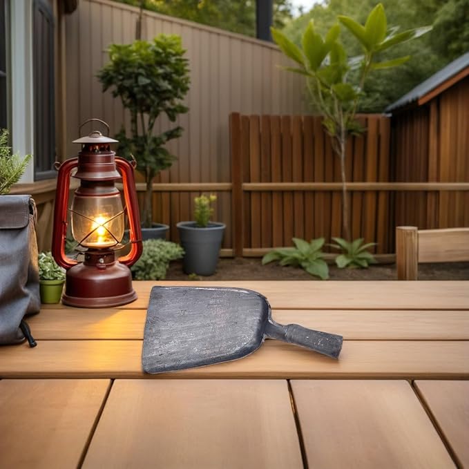 Veemoon Steel Fireplace Ash Shovel, BBQ Charcoal Shovel Small Compact Coal - Image 6