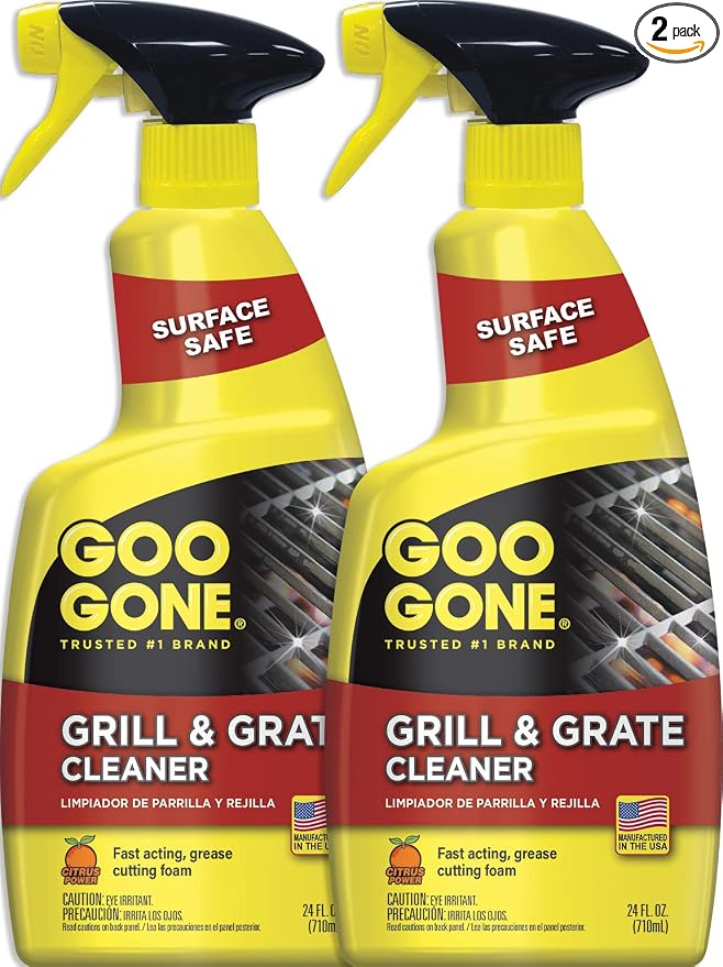 Goo Gone Grill and Grate Cleaner Spray Cleans and Degreases BBQ Cooking Grates by GooGone