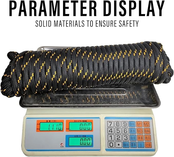 Diamond Braided Polypropylene Rope Nylon Rope Mix Thick Heavy Duty Ropes 1/2 - Image 4