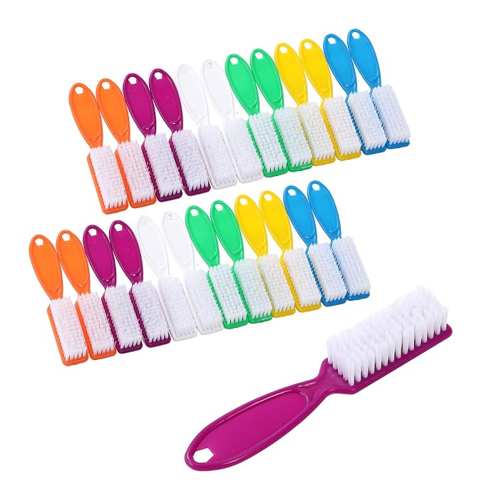 DAYGOS 24pcs Handle Grip Nail Brush by DAYGOS