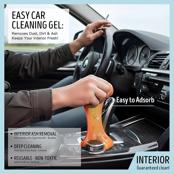 Car Cleaning Gel, Reusable Car Cleaning Putty - Image 4