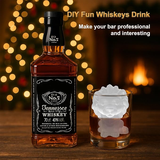 3D Lion Ice Cube Silicone Molds Tray - Image 2
