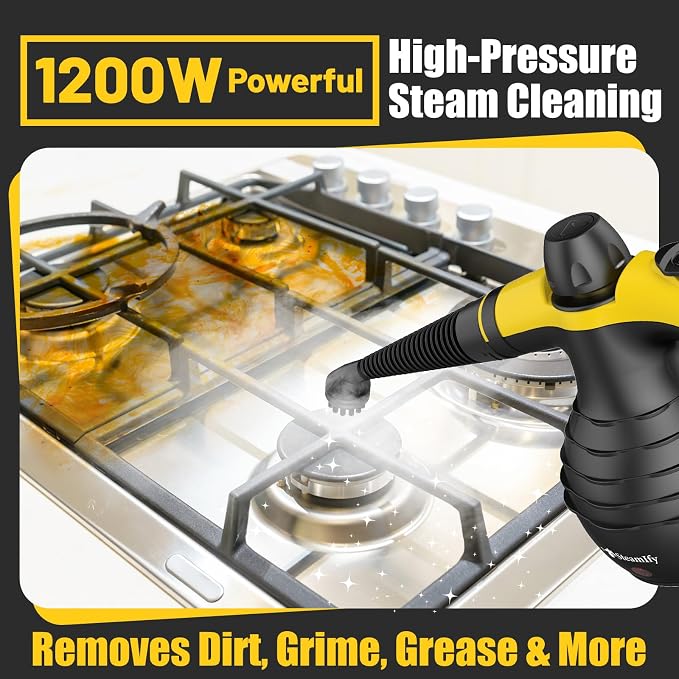 Pressurized Deep Cleaning Steam Cleaner, Powerful Handheld Steam Cleaner - Image 3