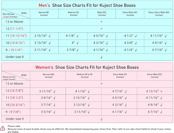 Kuject X-Large Shoe Storage Boxes Organizers Clear Plastic Stackable 12 Pack - Image 9
