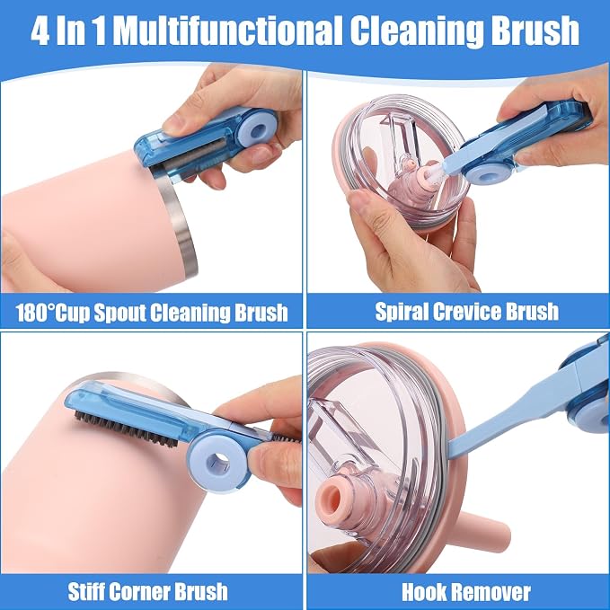 XANGNIER 4 PCS Water Bottle Cleaner Brush Kit - Image 3
