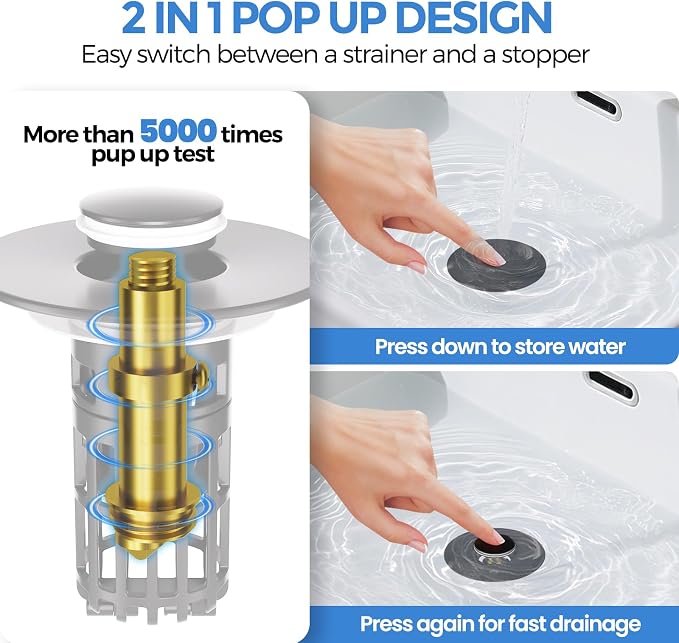 zaa Bathroom Sink Drain Strainer - Image 6