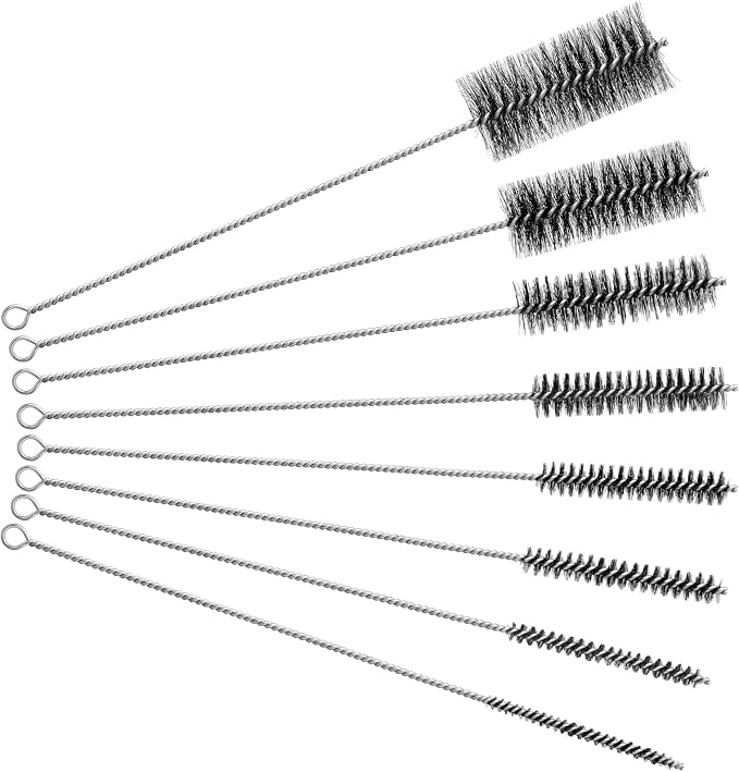 Baderke 16 Inch Long Pipe Cleaning Brush Stainless Steel Bristles Pipe Cleaning by Baderke