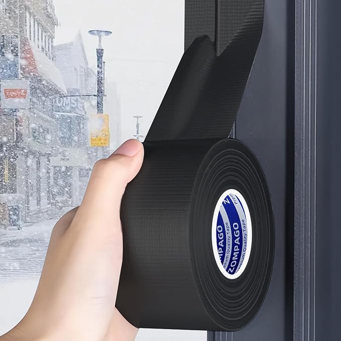 Strong Adhesive Cloth Weather Stripping Tape, 1.8inx33FT, Waterproof, and by ZOMPAGOTape