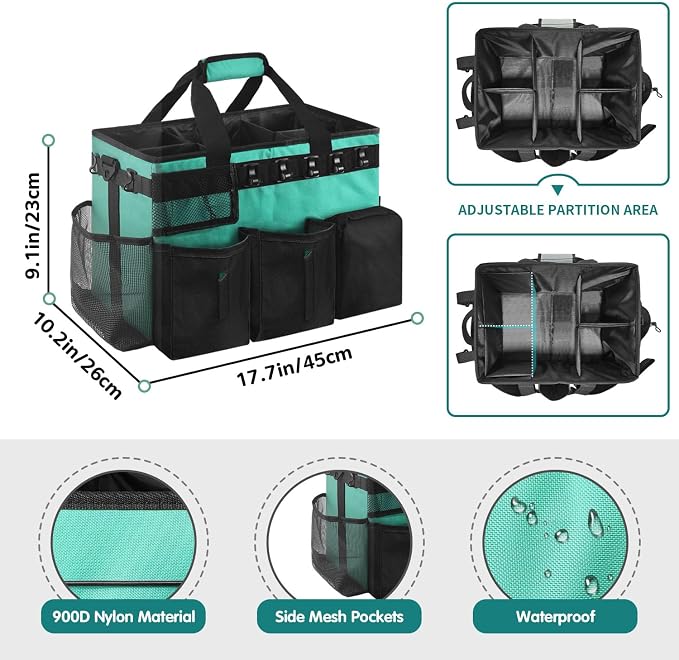 Cleaning Bags for Housekeepers, Large Cleaning Supplies Organizer - Image 3