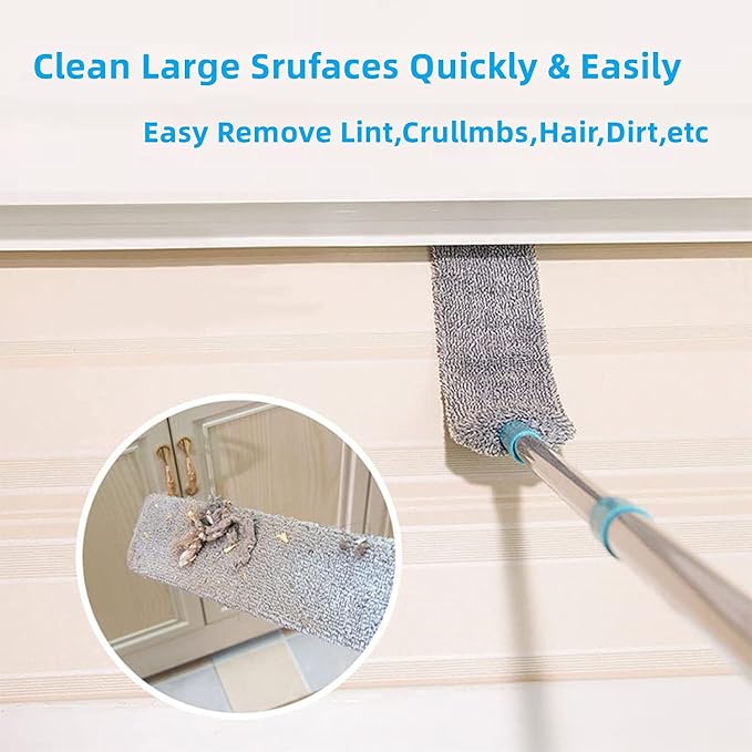 Retractable Gap Dust Cleaner Under Appliance Microfiber Duster Dust Brush - Image 6