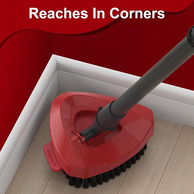 Replacement Scrub Brush for O-Cedar 2-Tank System, 4.4" Triangular Spin Mop - Image 4