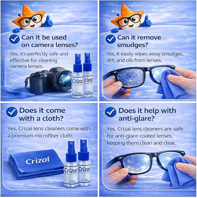 Eyeglass Lens Cleaning Solution – 2 Pack – Safe - Image 3
