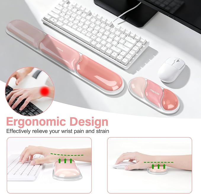 MOSISO Gel Keyboard Wrist Rest&Wrist Support - Image 4