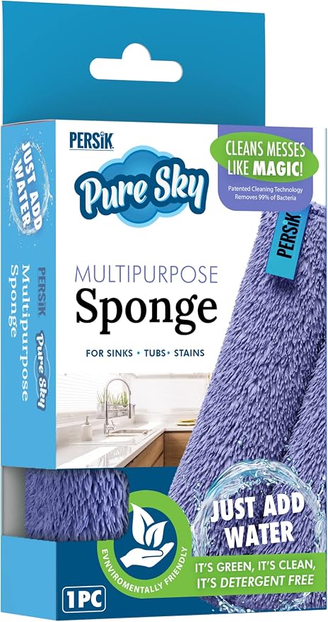 Pure-Sky Ultra-Microfiber Cleaning Sponge – Kitchen, Household and Dish Sponges - Image 8