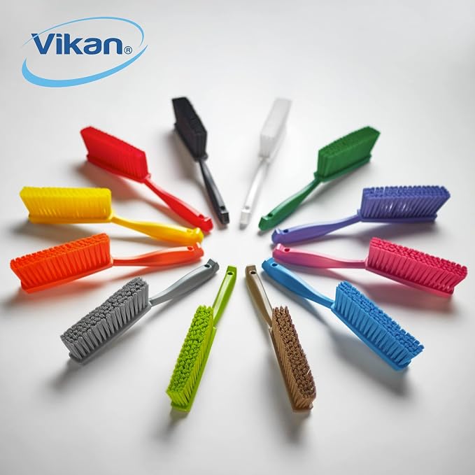 Vikan 458766 Bench Cleaning Brush, Polypropylene/Polyester Soft Bristle Dustpan - Image 9
