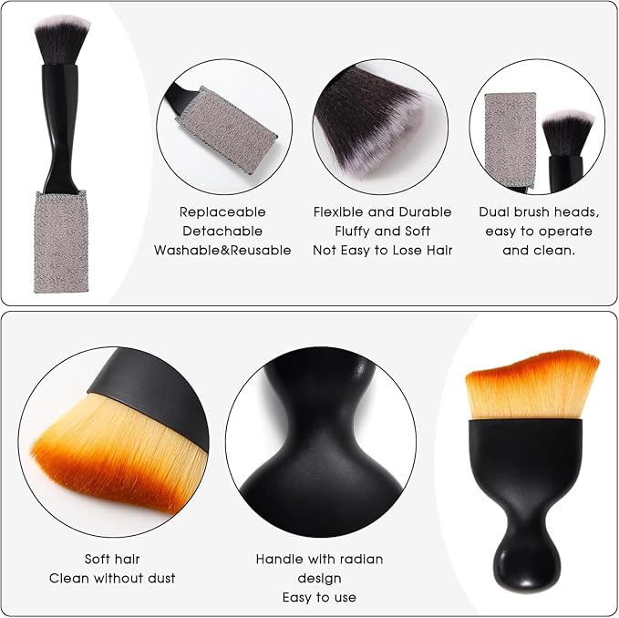 5PCS Car Detailing Brush Set - Image 4