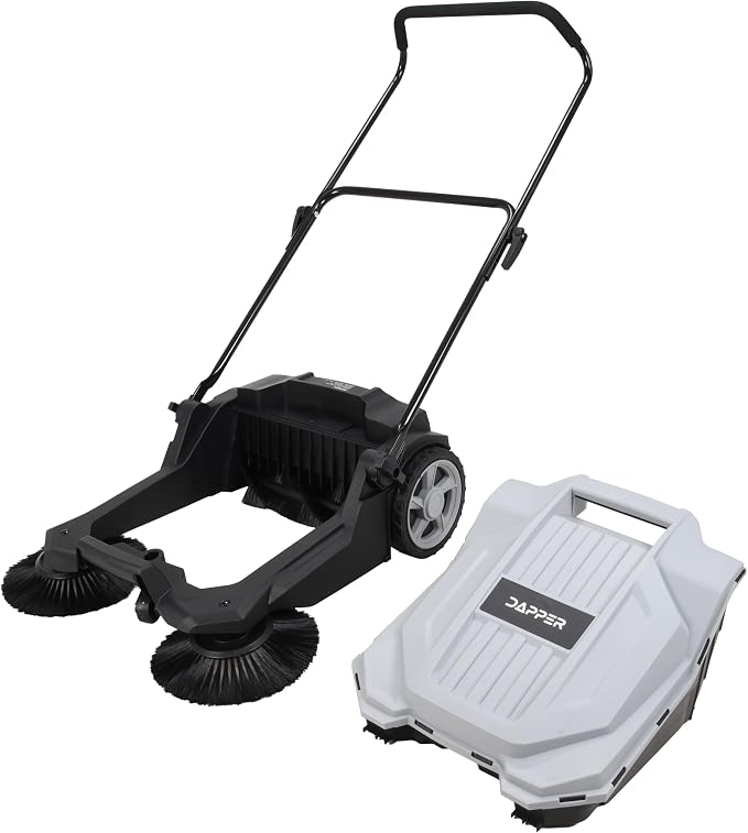 Walk-Behind Outdoor Hand Push Floor Sweeper - Image 5