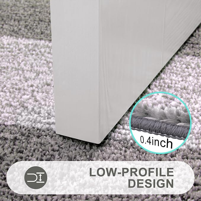 Kitinjoy Indoor Outdoor Door Mat, 59x36 Non-Slip Absorbent Dirt Trapper - Image 4