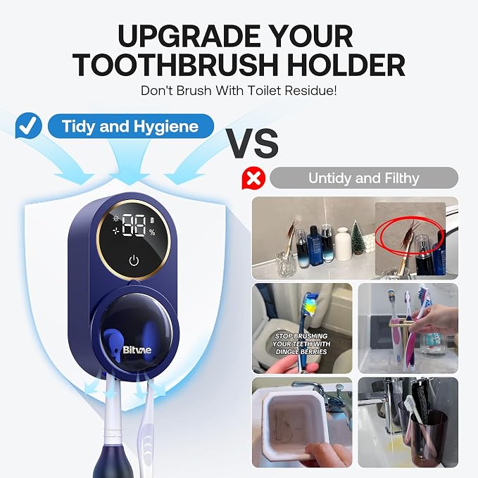 Bitvae Upgraded Tooth Brush Holder - Image 5