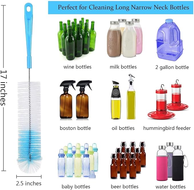 ALINK 8-Pack Bottle Cleaning Brush Set - Image 3