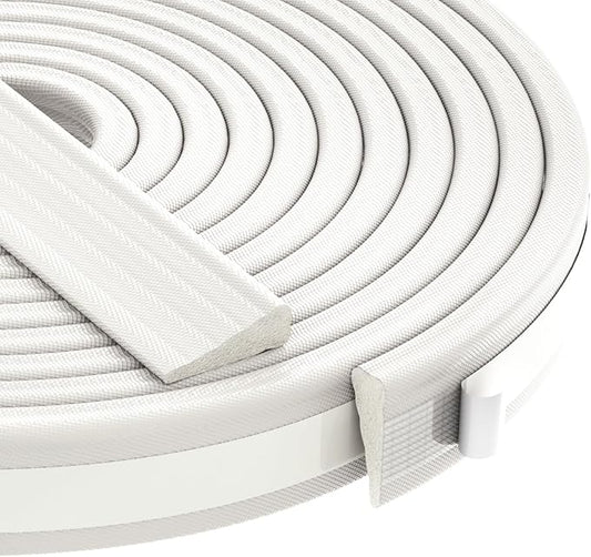 QDiShi 196" Wedge-Shape Weather Stripping Door Seal Weatherproof Foam Seals by QDiShi