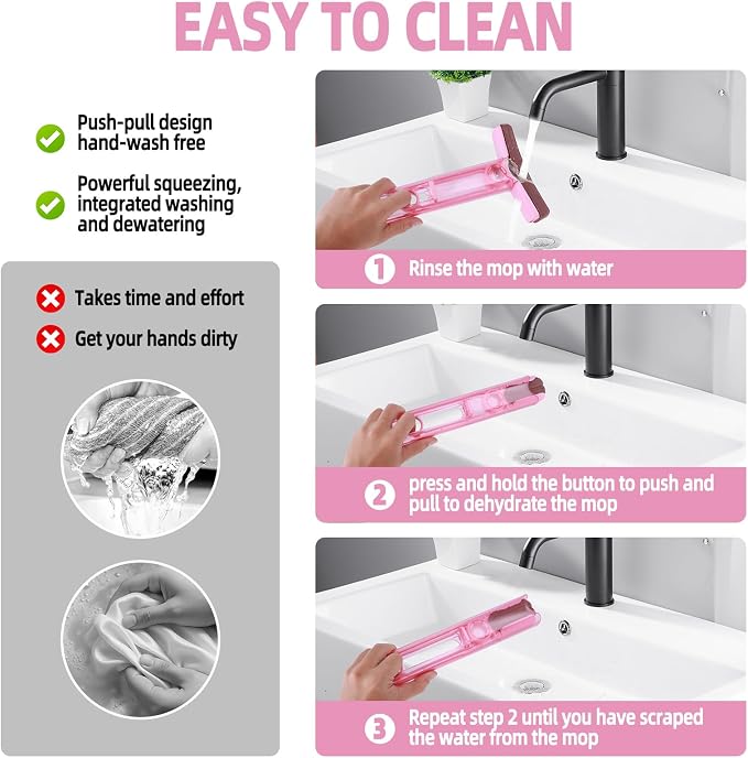 mini Foldable Desktop mop, mini mop - Image 4