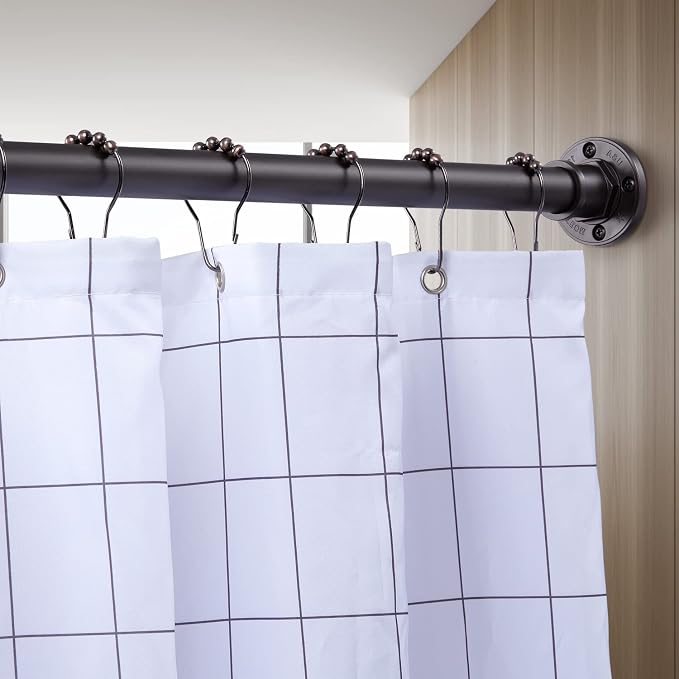 BRIOFOX Industrial Shower Curtain Rod - Image 7