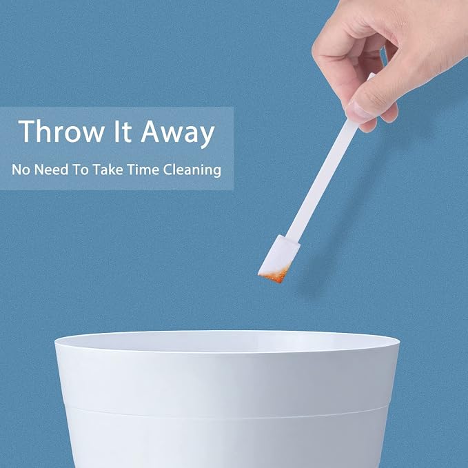 60Pcs Crevice Cleaning Tools, Disposable Toilet Brush - Image 6