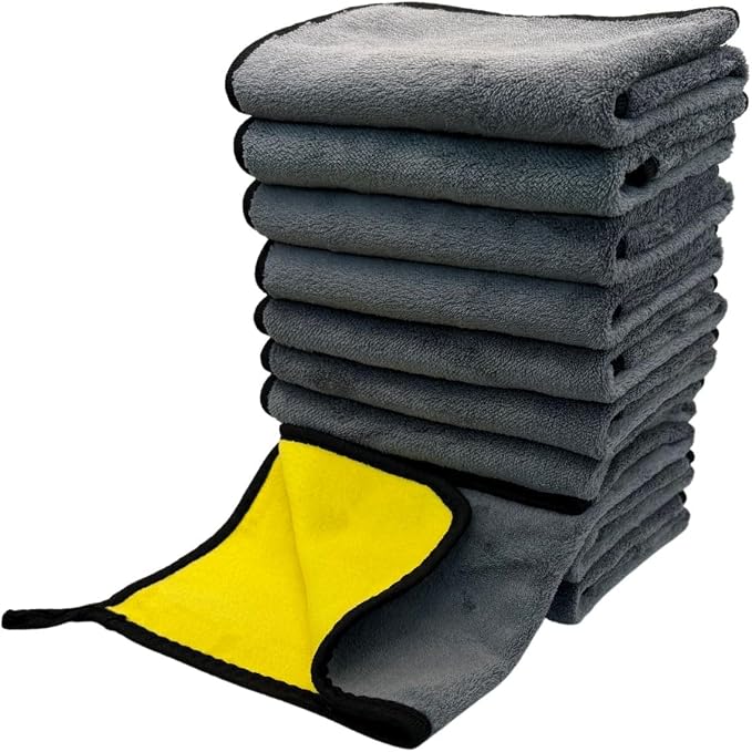 Deluxe Premium Microfiber Towels Ultra-Absorbent Soft Polishing Drying Cleaning by Unknown