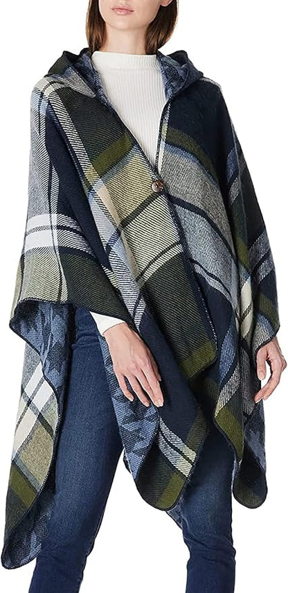 Breezy Lane Women's Shawl Wraps Warm Poncho Ruana Wrap Cardigan