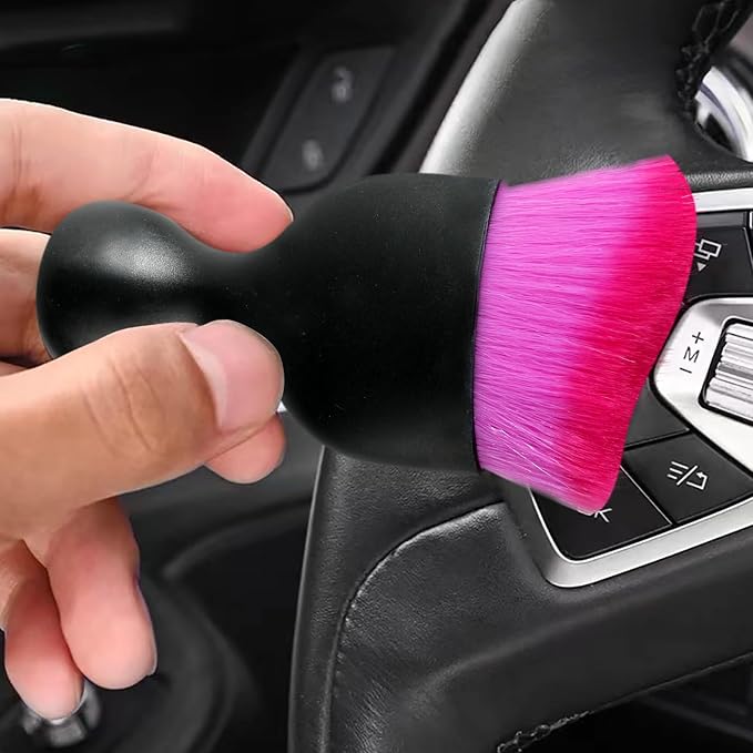 Car Interior Detailing Brush, Soft Bristle Cleaning Brush Car Detailing Brush - Image 3