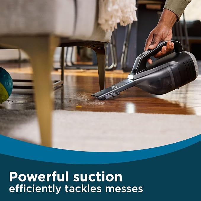 BLACK+DECKER Dustbuster Reveal Handheld Vacuum Cordless, Car Vacuum Portable - Image 7