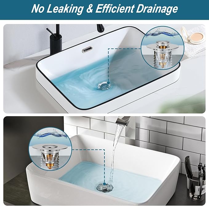 Universal Bathroom Sink Stopper - Image 5