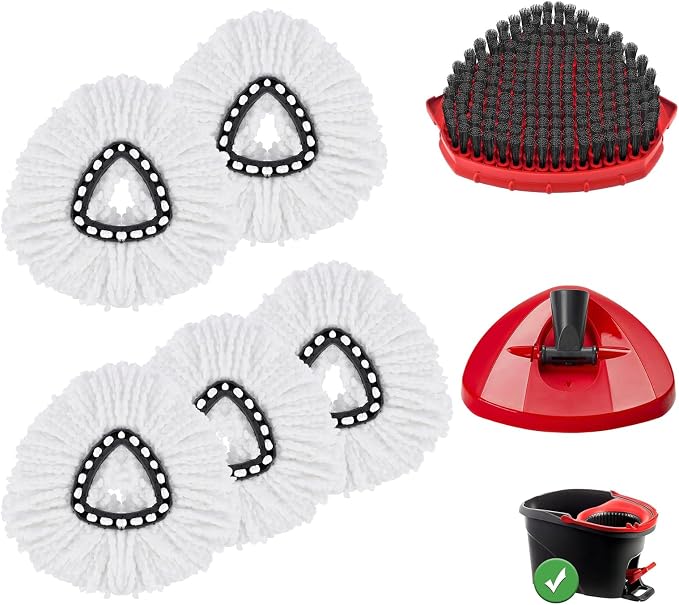 Mop Head Replacement Pads Compatible by BywoBywo