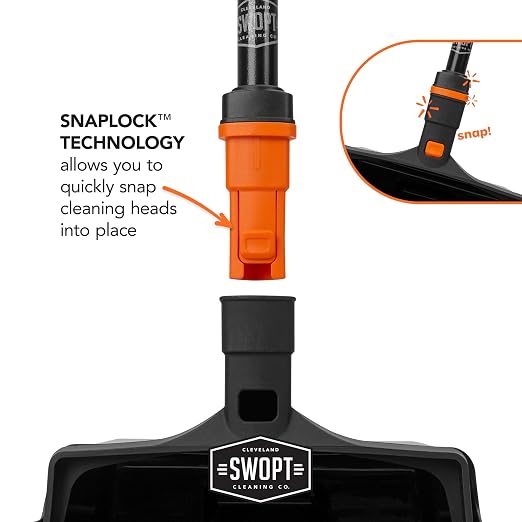 SWOPT 12” Upright Dustpan, Standard Combo – Ergonomic Design Eliminates Need to - Image 5