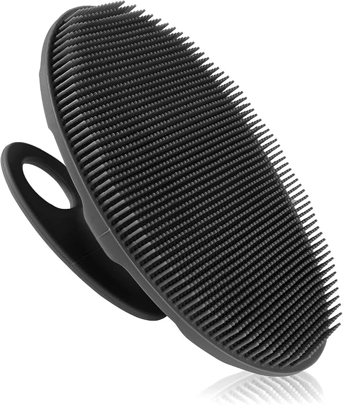 INNERNEED Soft Silicone Body Scrubber Handheld Shower Cleansing Brush, Gentle by INNERNEED