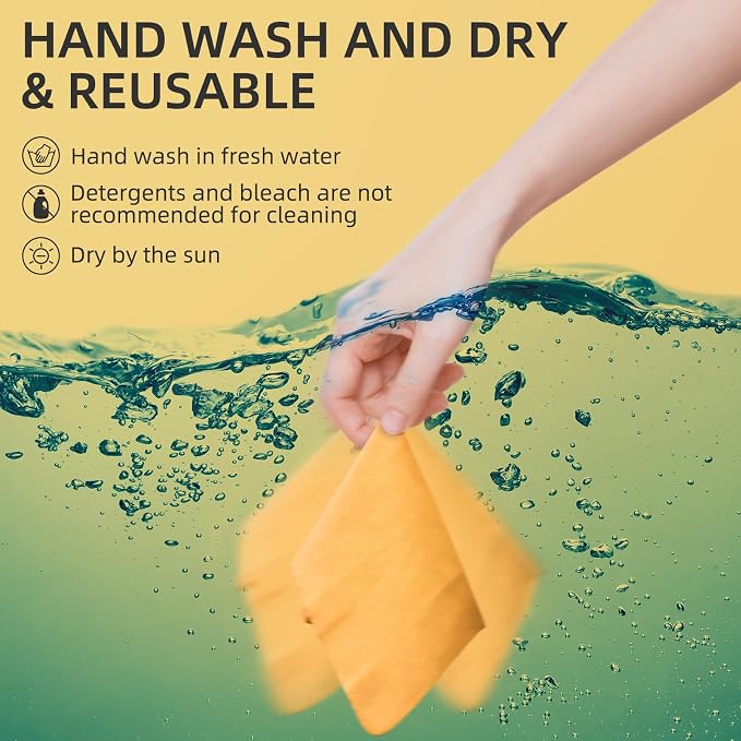 Suede Eyeglass Cloth 15.8 X 15.8 Inches Extra Large Cleaning Cloth Washable - Image 5