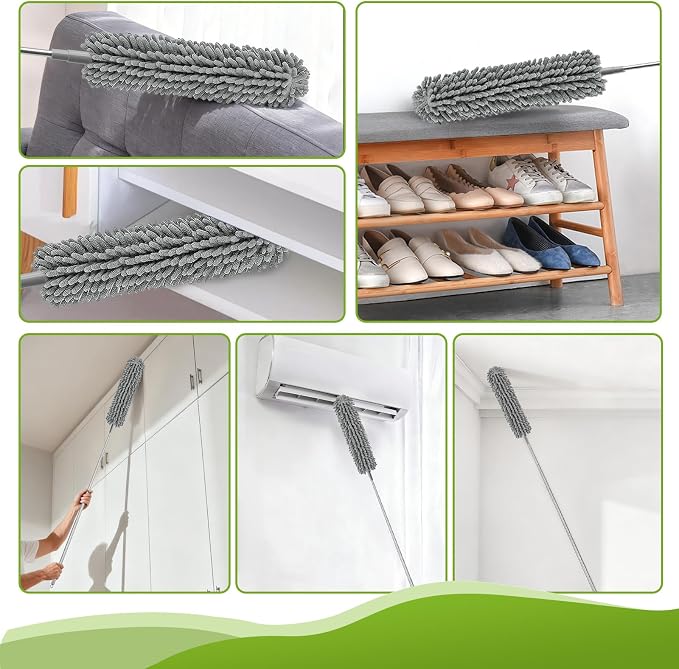 12-in-1 Professional Deep Cleaning System, 100-inch Extendable Duster - Image 7
