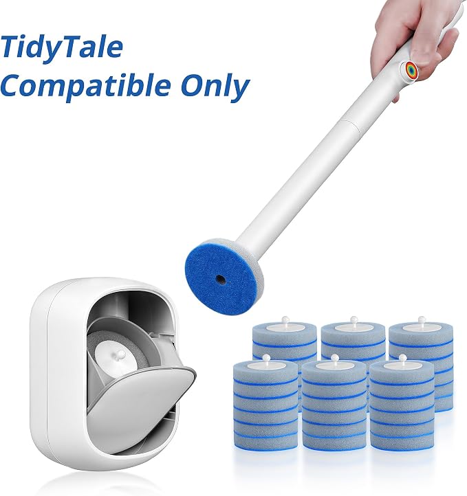 36 Count Disposable Toilet Brush Refill Pads - Image 2