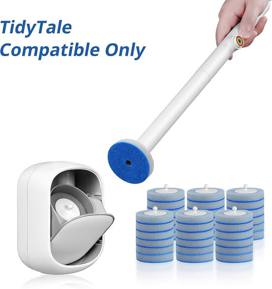 36 Count Disposable Toilet Brush Refill Pads - Image 2