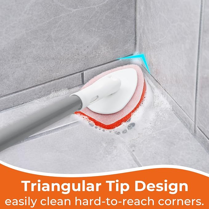 Bathtub Scrubber with Long Handle - Image 5
