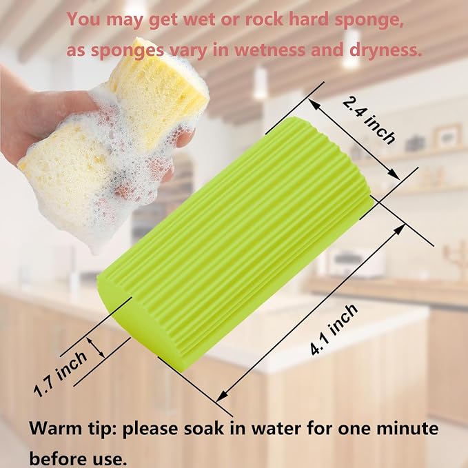 6-Pack Damp Clean Duster Sponge, Duster Cleaning Sponge - Image 2